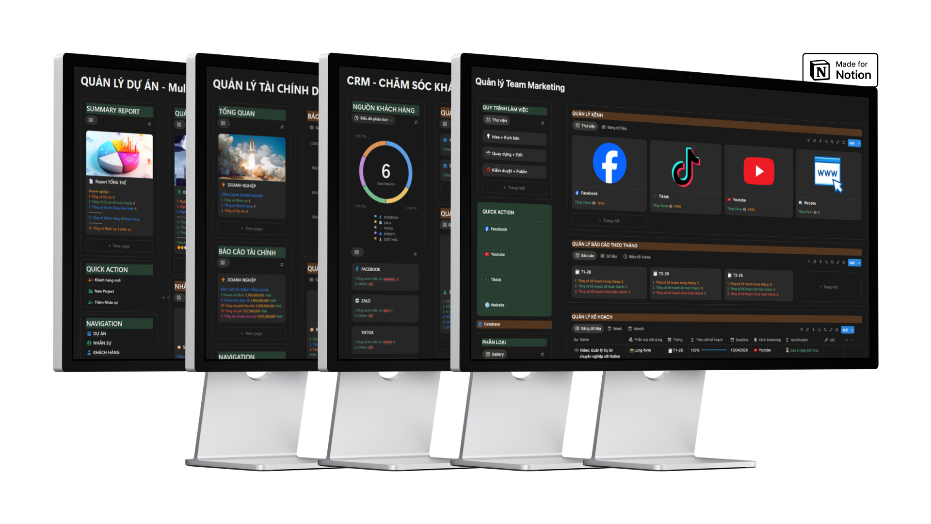 Dashboard quản lý hồ sơ Notion Case OS